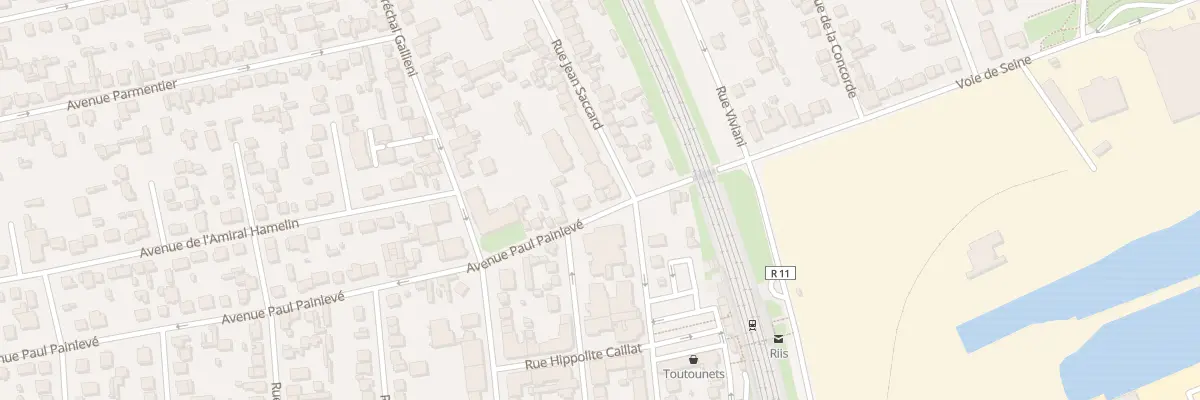 Plan du 1 Rue Jean Saccard à Villeneuve-le-Roi