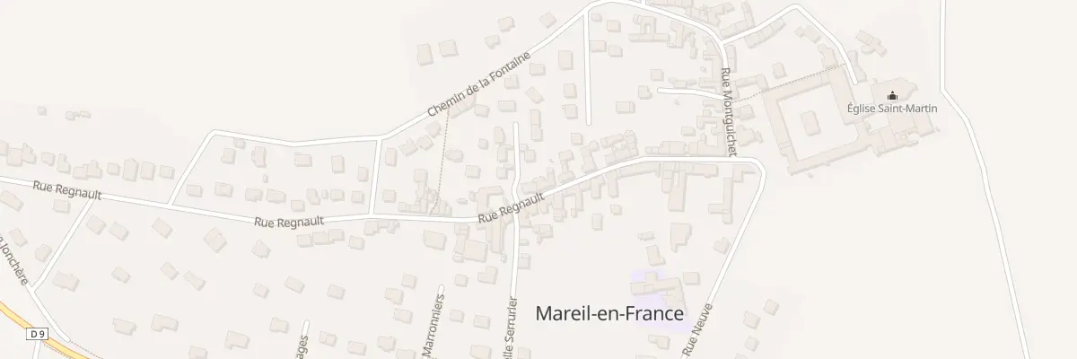Plan du 28 Rue Regnault à Mareil-en-France