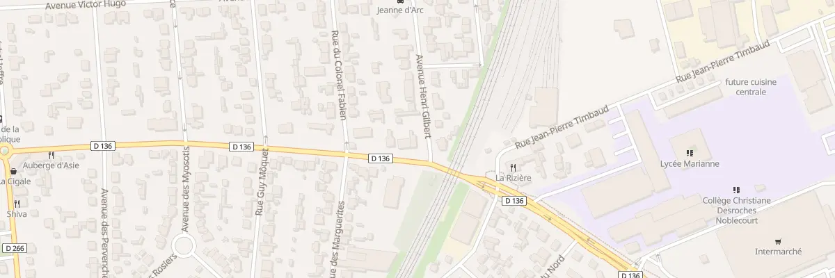 Plan du 1 Rue Henri Gilbert à Villeneuve-le-Roi