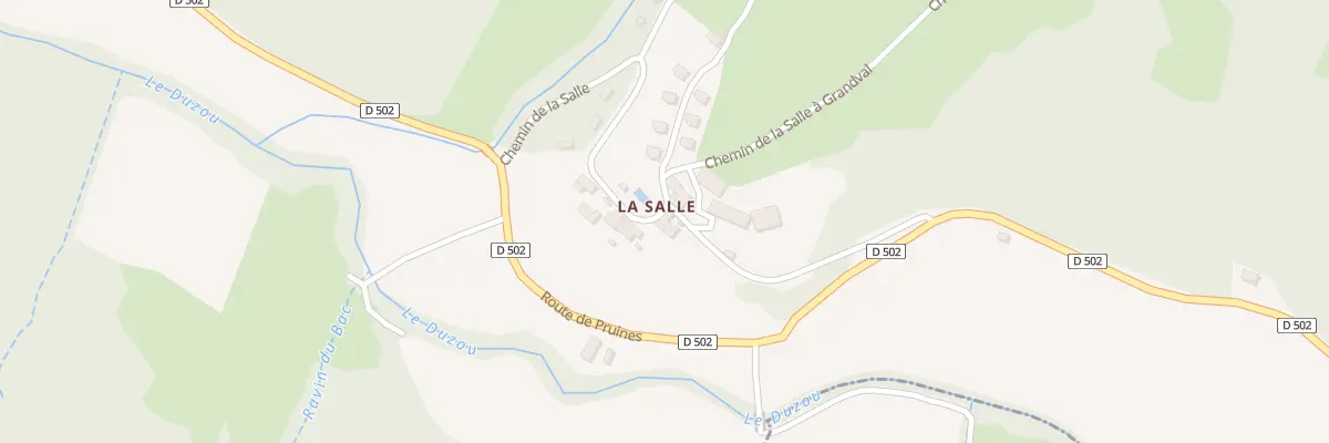 Plan du 8 Che de la Salle à Conques-en-Rouergue