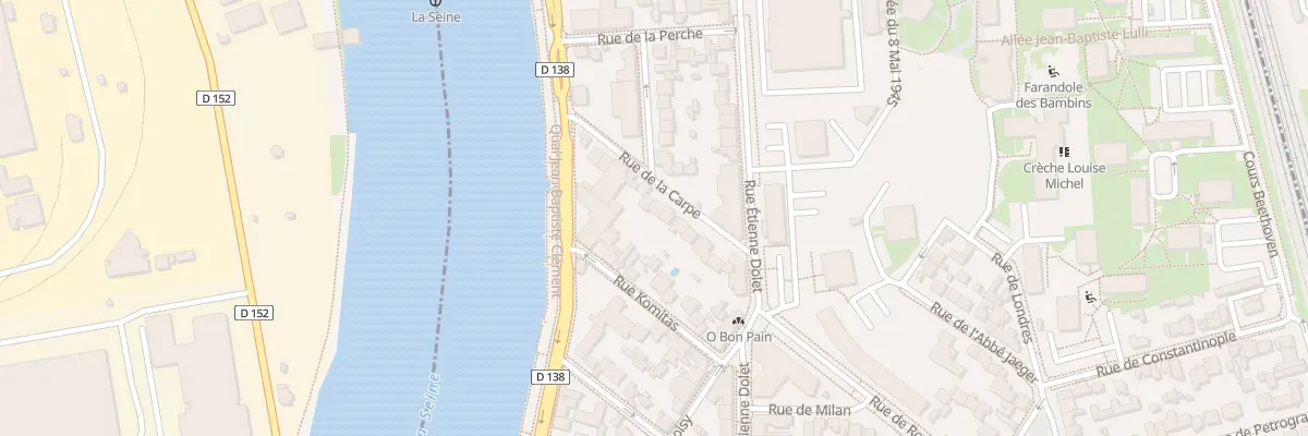 Plan du 12 Rue de la Carpe à Alfortville