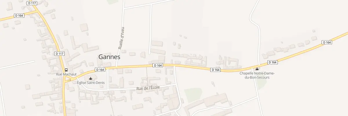 Plan du 9 Rue de la Chapelle à Gannes