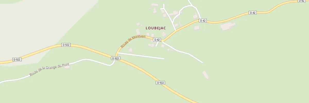 Plan du 5036A Loubejac à Saint-Chamant