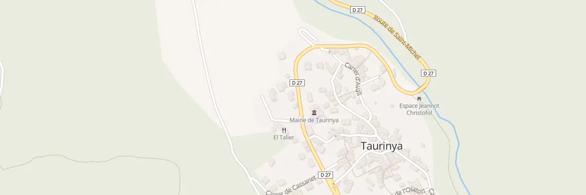 Plan du 4B Camí Del Canigó à Taurinya