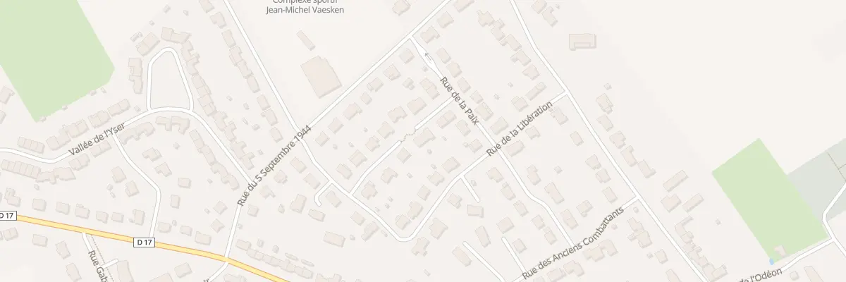 Plan du 8 Rue des Résistants à Esquelbecq