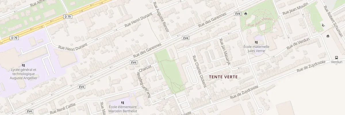 Plan du 190 Rue du Capitaine Michel à Dunkerque