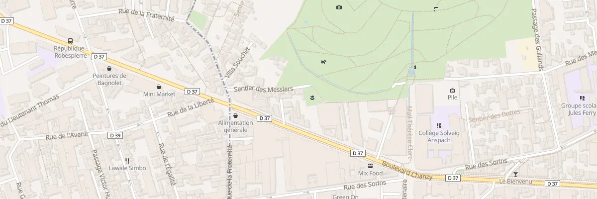 Plan du 79 Rue des Messiers à Montreuil
