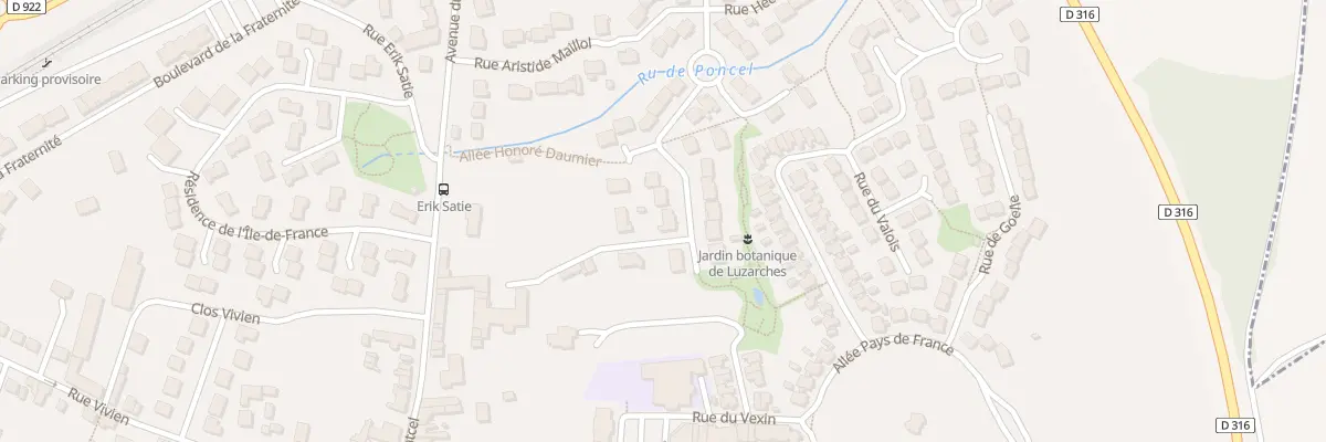 Plan du 14 Rue Honore de Balzac à Luzarches