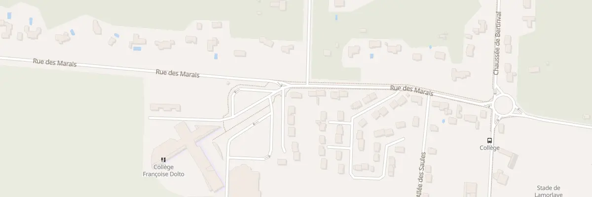 Plan du 65 Rue des Marais à Lamorlaye