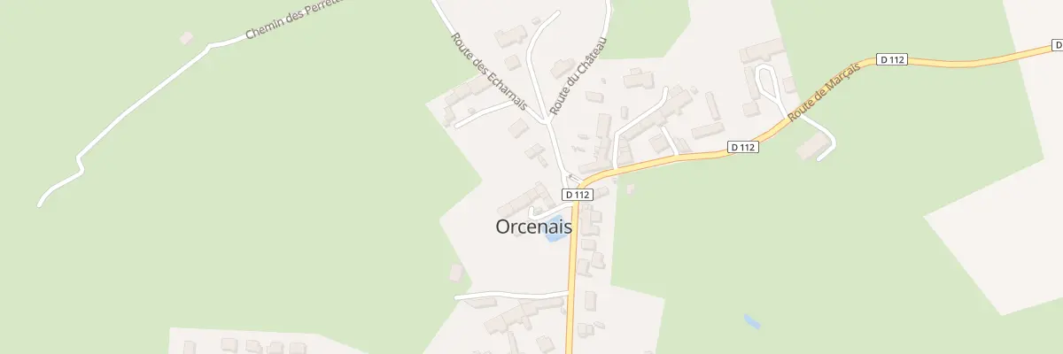 Plan du 3 Ple de la Croix à Orcenais