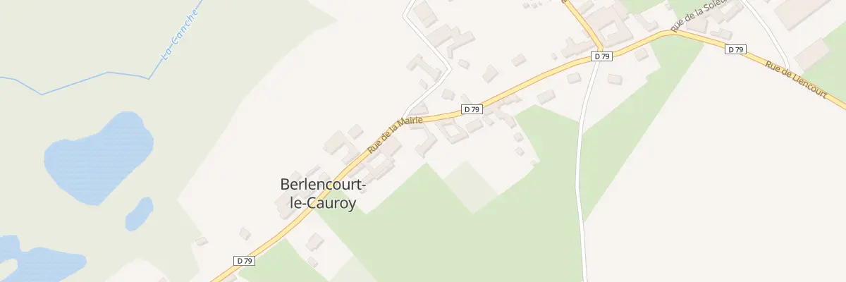 Plan du 241 Rue de la Mairie à Berlencourt-le-Cauroy