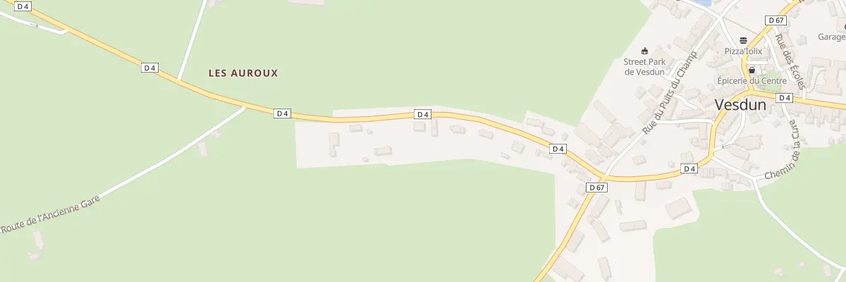 Plan du 19 Rue du Centre de la France à Vesdun