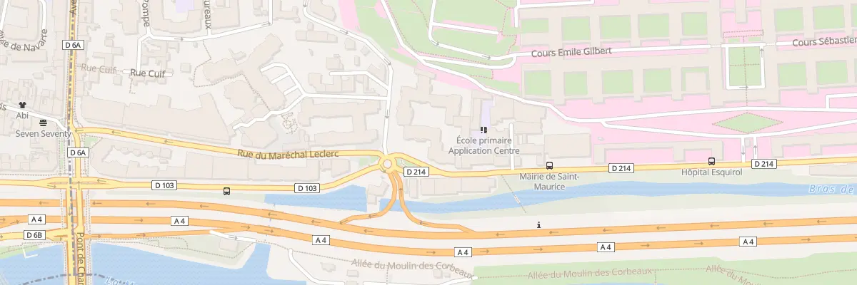 Plan du 45 Rue du Maréchal Leclerc à Saint-Maurice