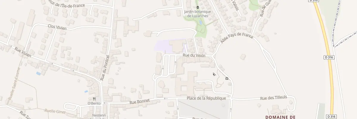 Plan du 8 Pl de la Garenne à Luzarches