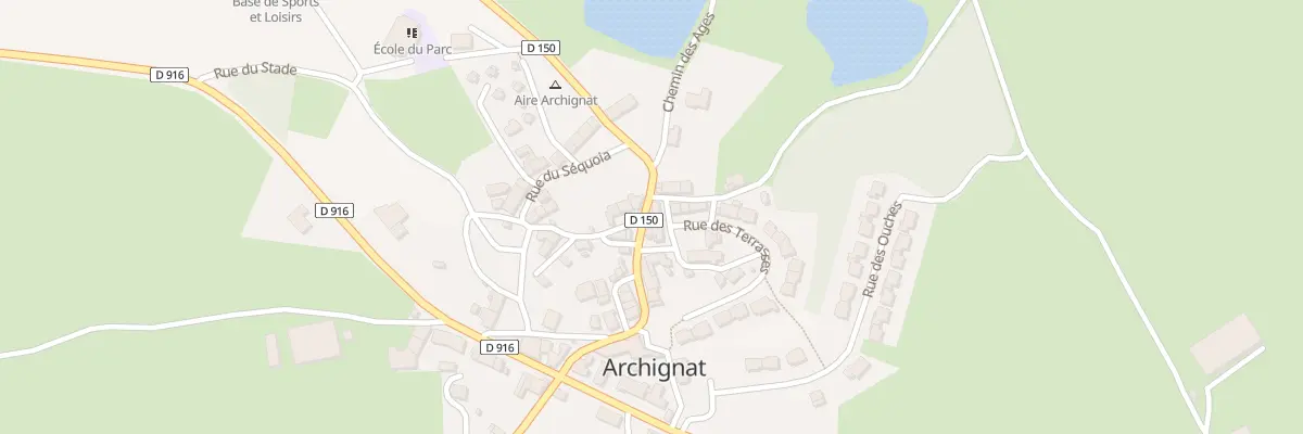 Plan du 14 Rte de Chambérat à Archignat
