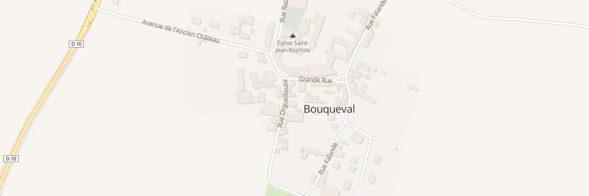 Plan du 1 Rue Orgueilleuse à Bouqueval