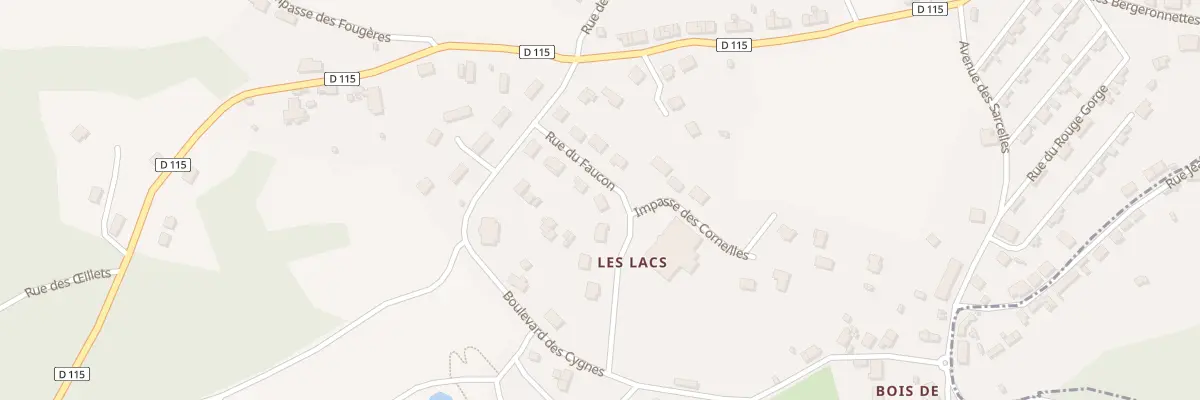 Plan du 8 Rue du Faucon à Champagnac
