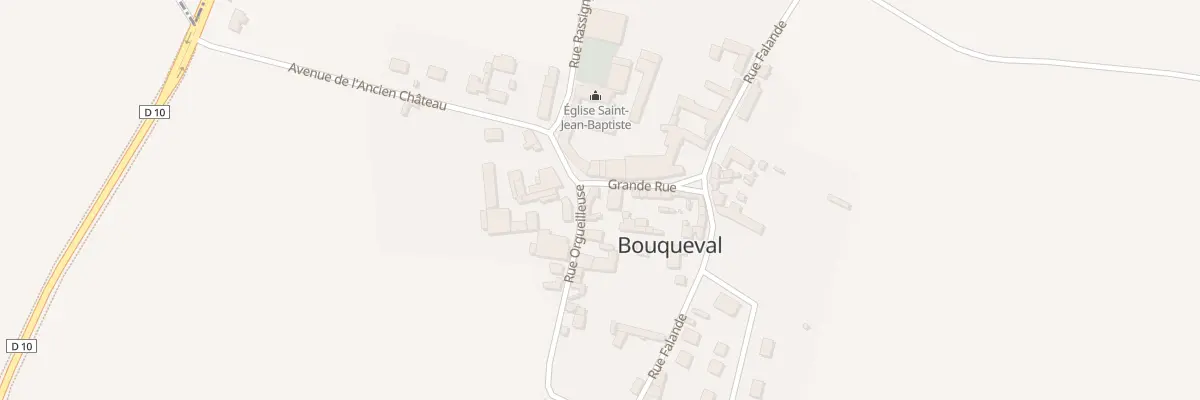 Plan du 2 Pl Eugene Sue à Bouqueval