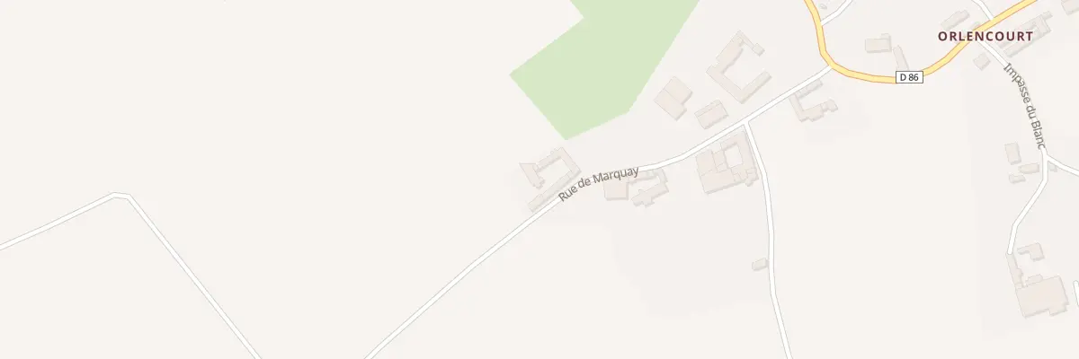 Plan du 240 Rue de Marquay à Monchy-Breton