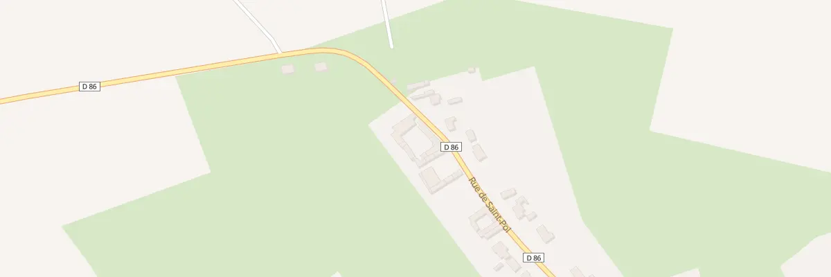 Plan du 1361 Rue de Saint Pol à Monchy-Breton