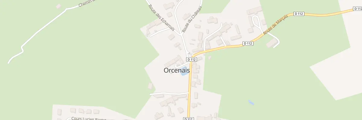 Plan du 1 Ple de la Croix à Orcenais