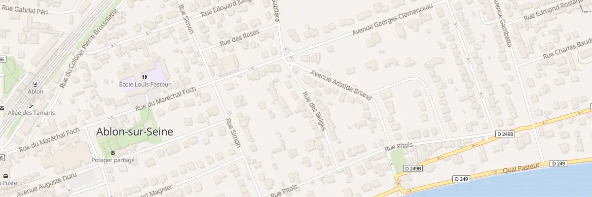 Plan du 4B Rue des Belges à Ablon-sur-Seine
