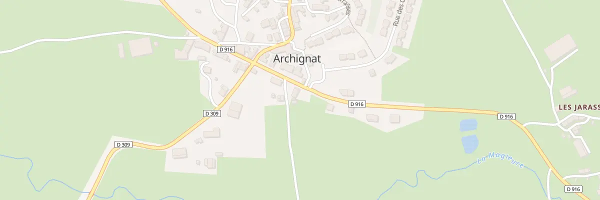 Plan du 1 Che de la Magieure à Archignat