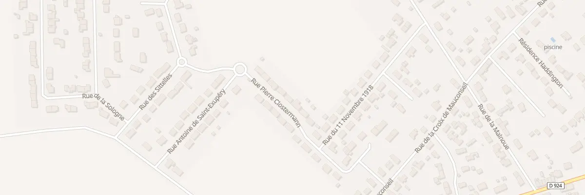 Plan du 8 Rue Pierre Clostermann à Aubigny-sur-Nère