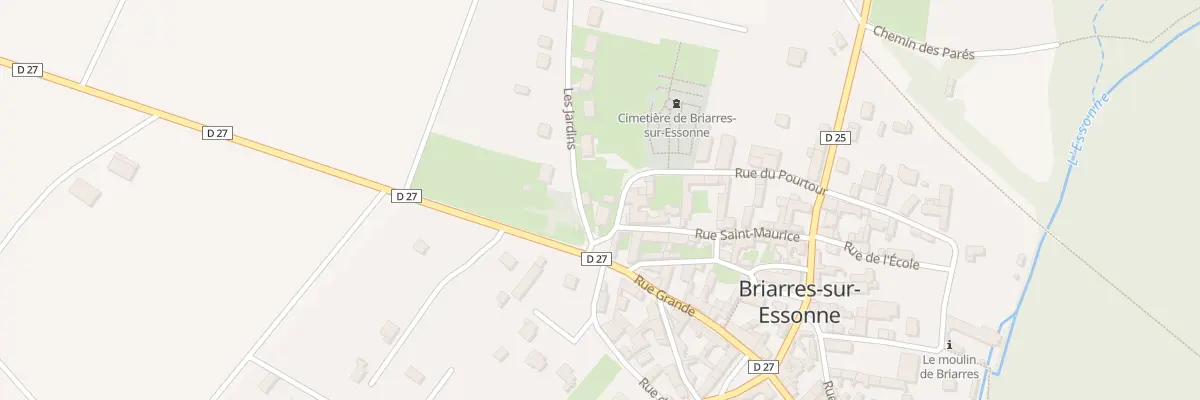 Plan du 403 Rue du Pourtour à Briarres-sur-Essonne