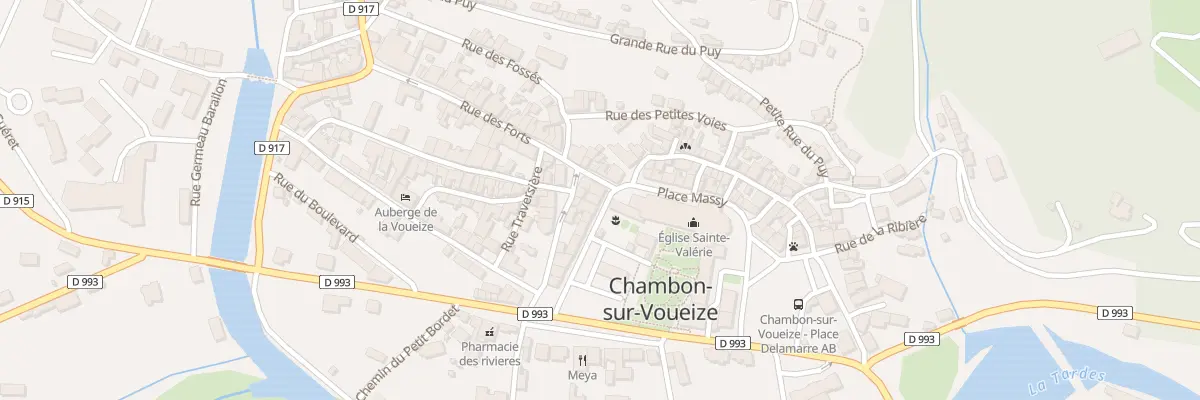 Plan du 4 Rue de la Place Aubergier à Chambon-sur-Voueize