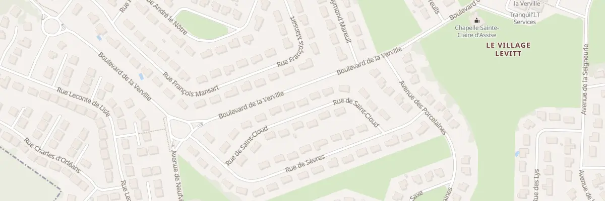Plan du 13 Rue de Saint Cloud à Mennecy