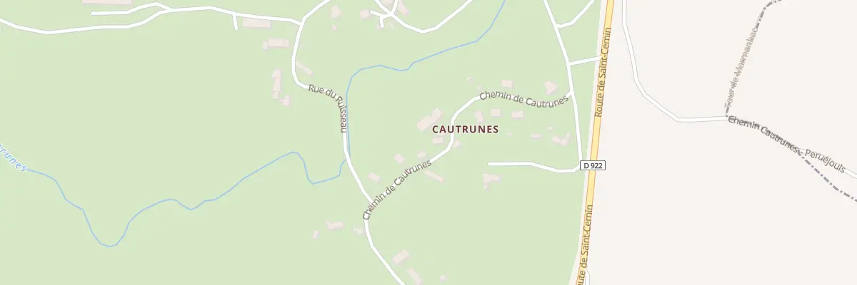Plan du 5046 Cautrunes à Jussac