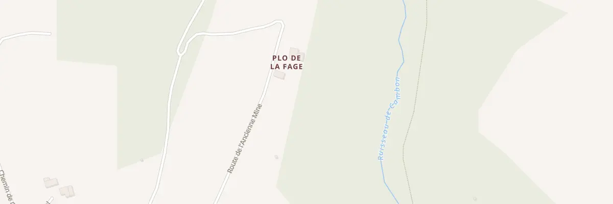 Plan du 662 Rte de l’Ancienne Mine au Fraysse