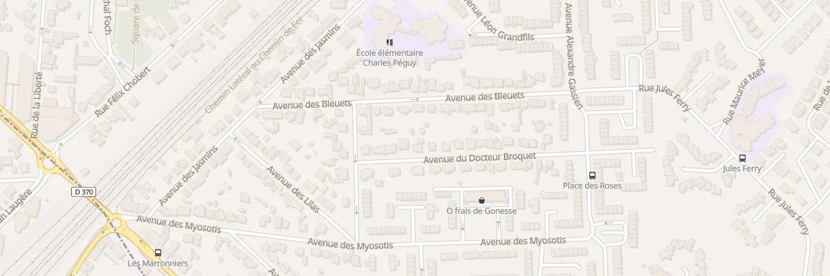 Plan du 7B Av du Docteur Broquet à Gonesse