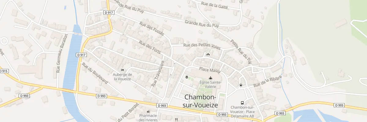 Plan du 6 Rue des Forts à Chambon-sur-Voueize