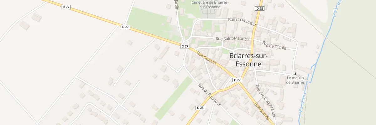 Plan du 342 Rue du Pourtour à Briarres-sur-Essonne