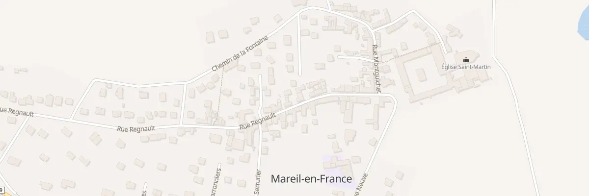 Plan du 24 Rue Regnault à Mareil-en-France