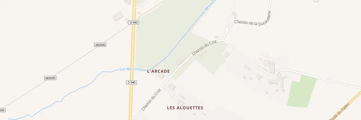 Plan du 7 Che du Crot à Saint-Georges-sur-Moulon
