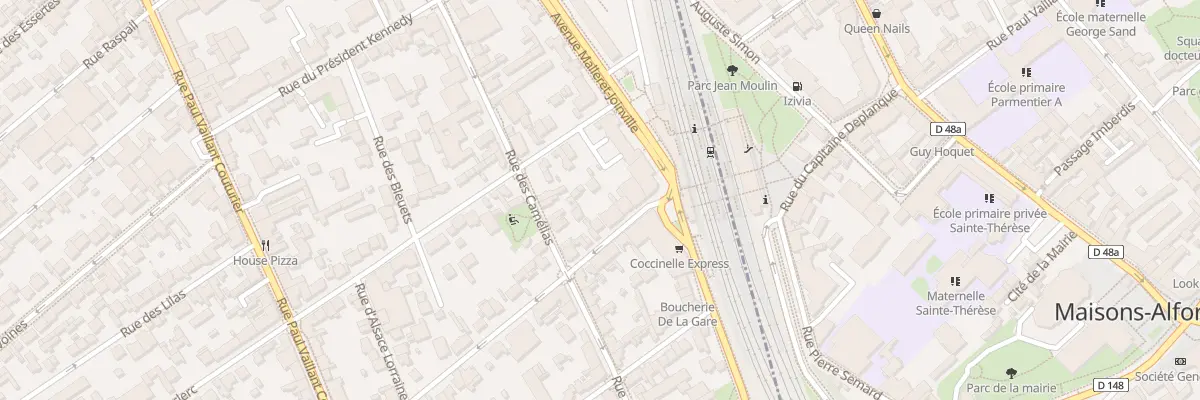 Plan du 61 Rue Mal de Lattre de Tassigny à Alfortville