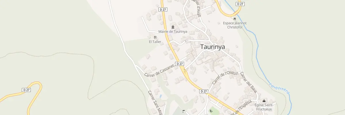 Plan du 130 Cadiller à Taurinya