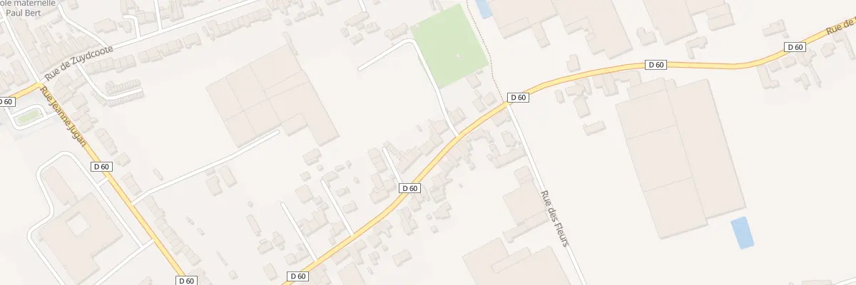 Plan du 289 Rue de Leffrinckoucke à Dunkerque