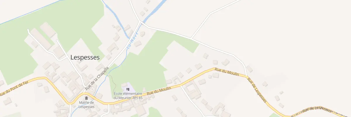 Plan du 20 Rue du Moulin à Lespesses