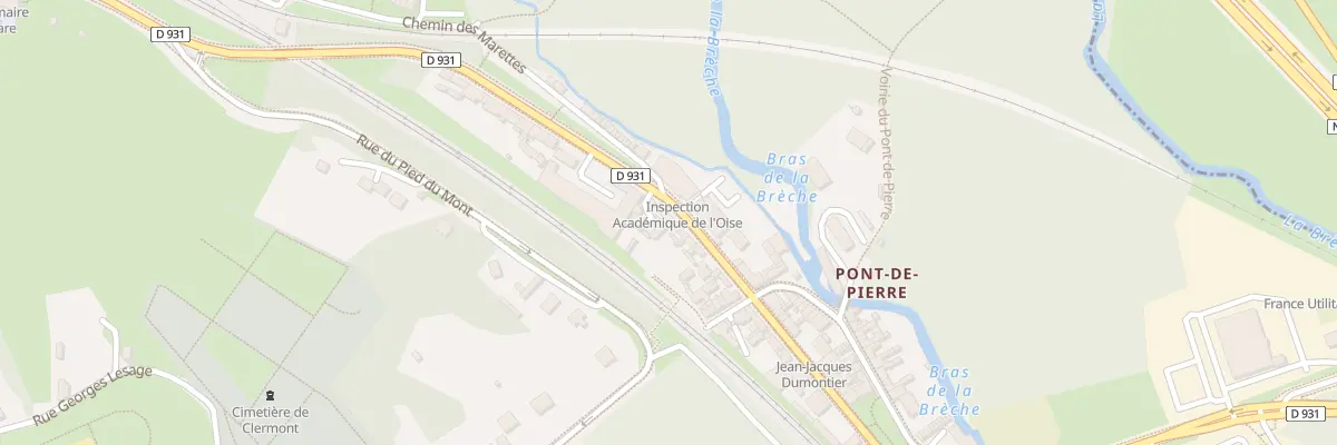 Plan du 78 Av des Déportés à Clermont