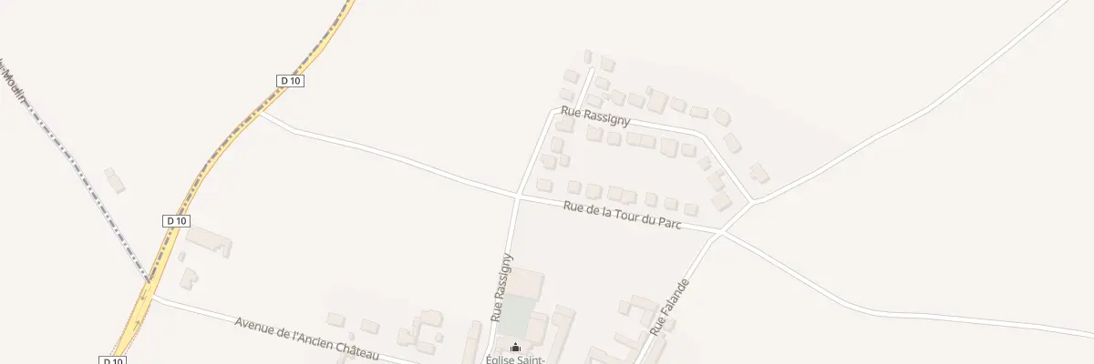 Plan du 2 Rue du Tour du Parc à Bouqueval