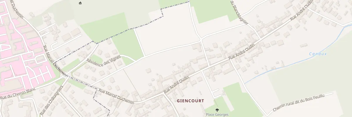 Plan du 7 Rue André Oudin à Breuil-le-Vert