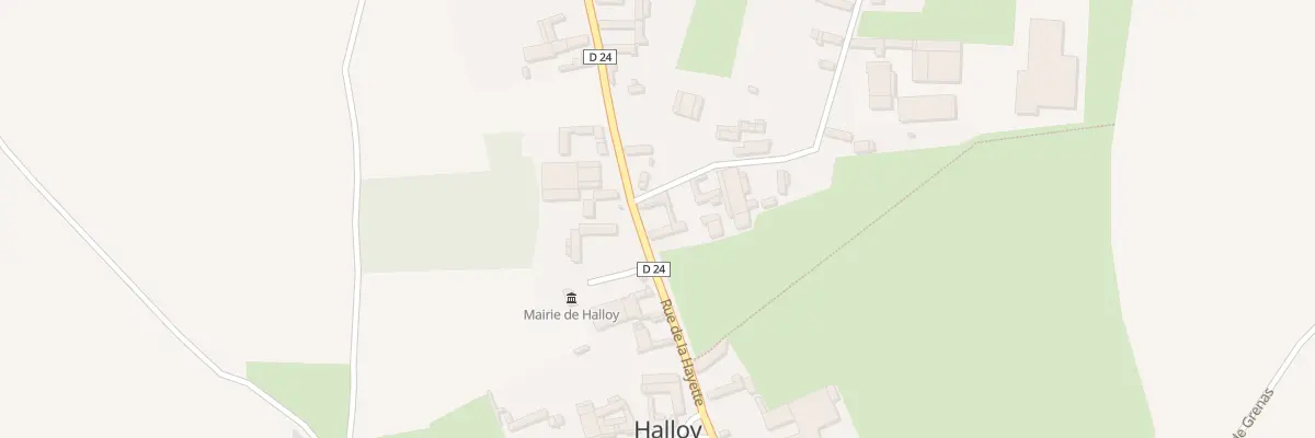 Plan du 8 Rue de la Hayette à Halloy
