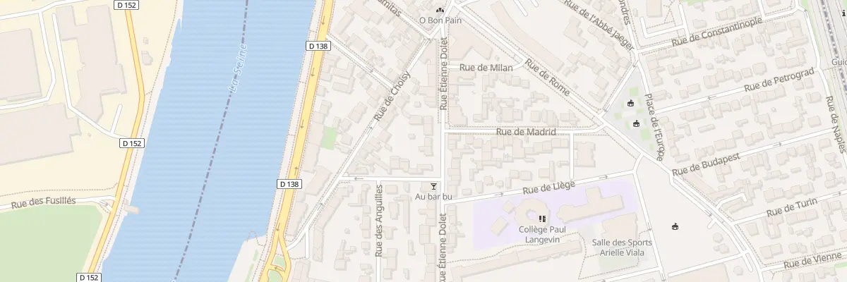 Plan du 124 Rue Etienne Dolet à Alfortville