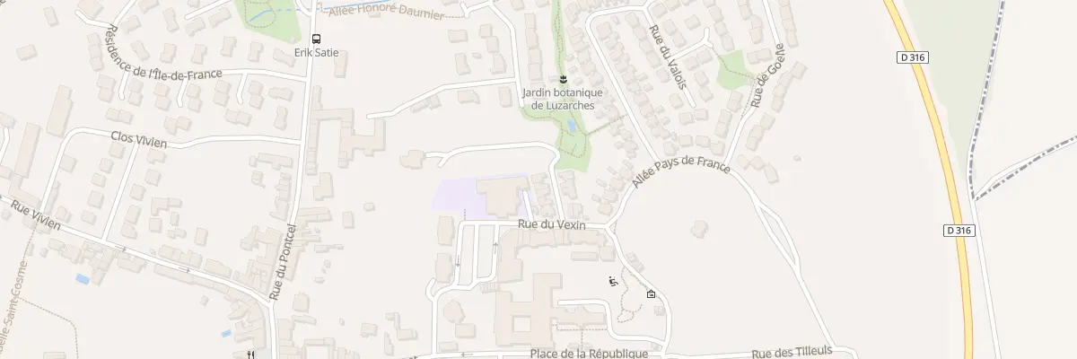 Plan du 7 All Lamartine à Luzarches