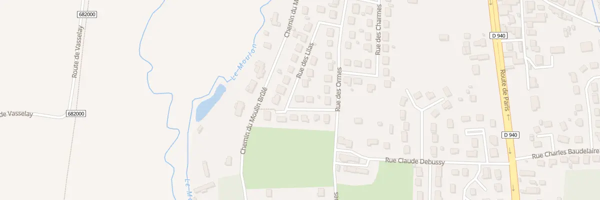 Plan du 7 Rue des Lilas à Fussy