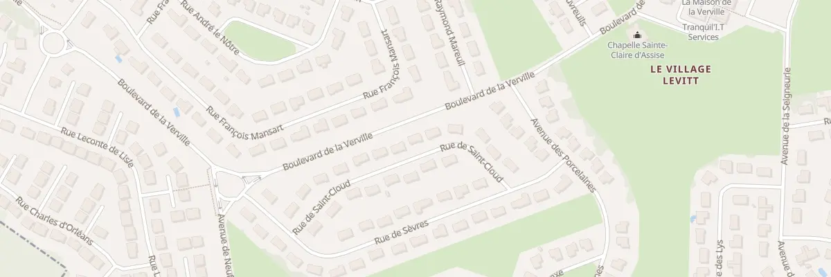 Plan du 15 Rue de St Cloud à Mennecy